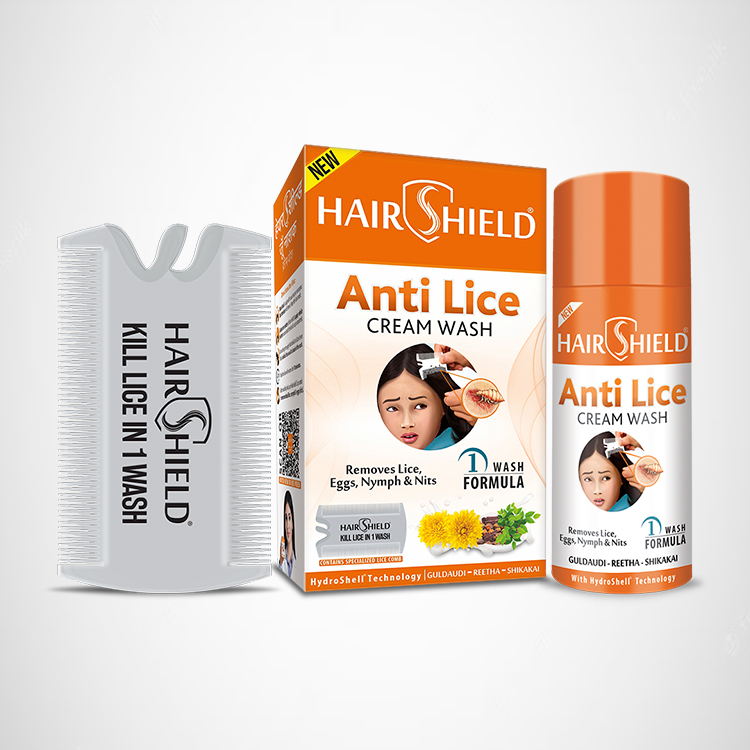 HairShield Anti Lice Cream Wash shampoo